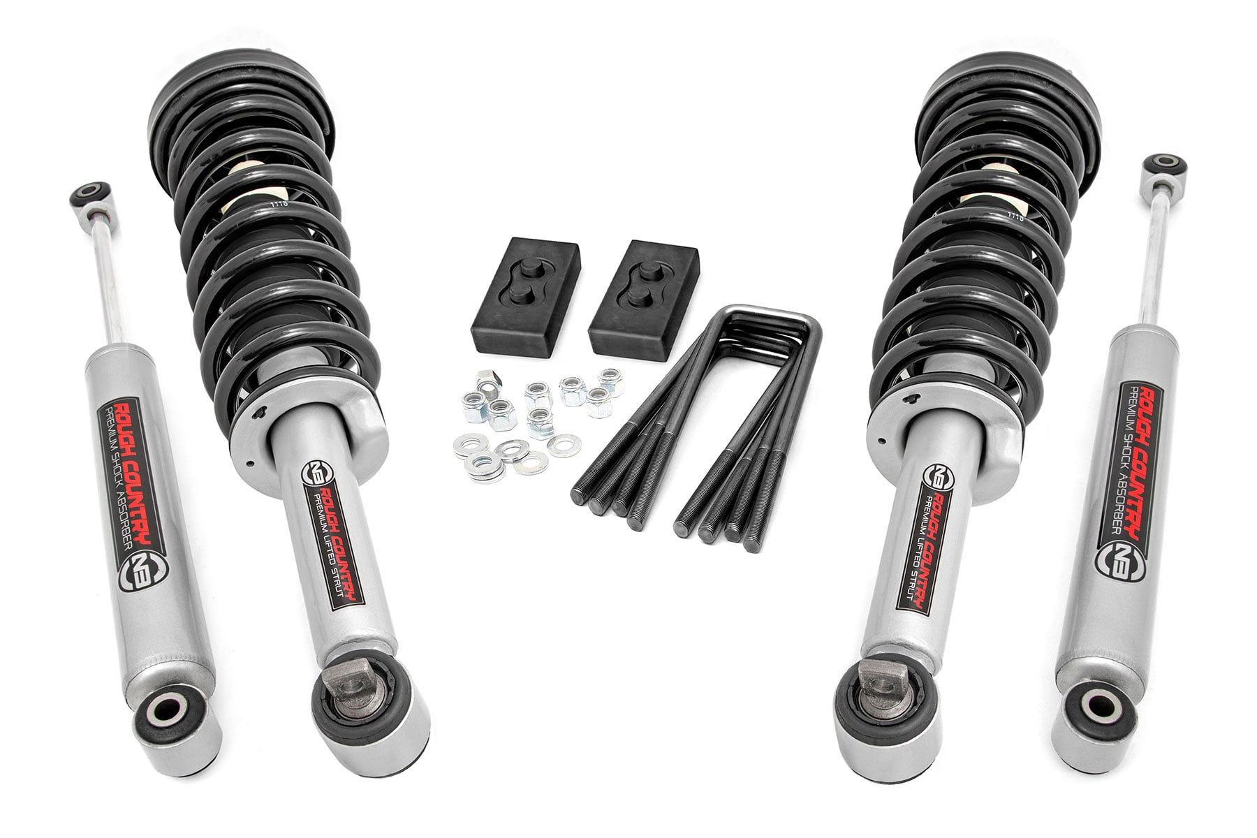 Rough Country 2 Inch Lift Kit Ford F-150 4WD (2021-2026)