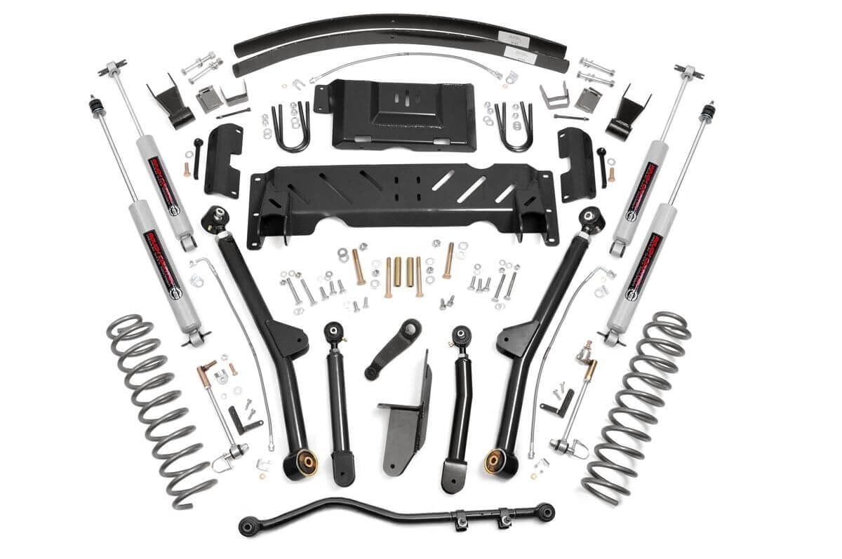 Rough Country 4.5 Inch Lift Kit Jeep Cherokee XJ (84-01)