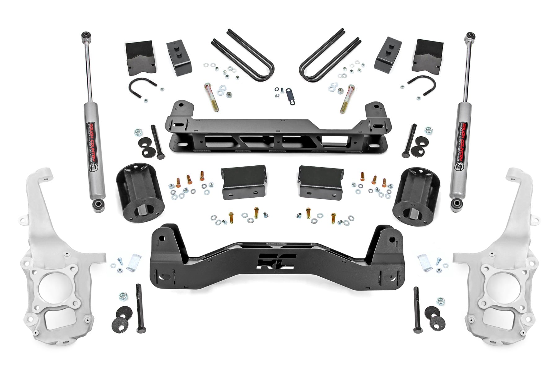 Rough Country 6 Inch Lift Kit Ford F-150 2WD (2021-2026)