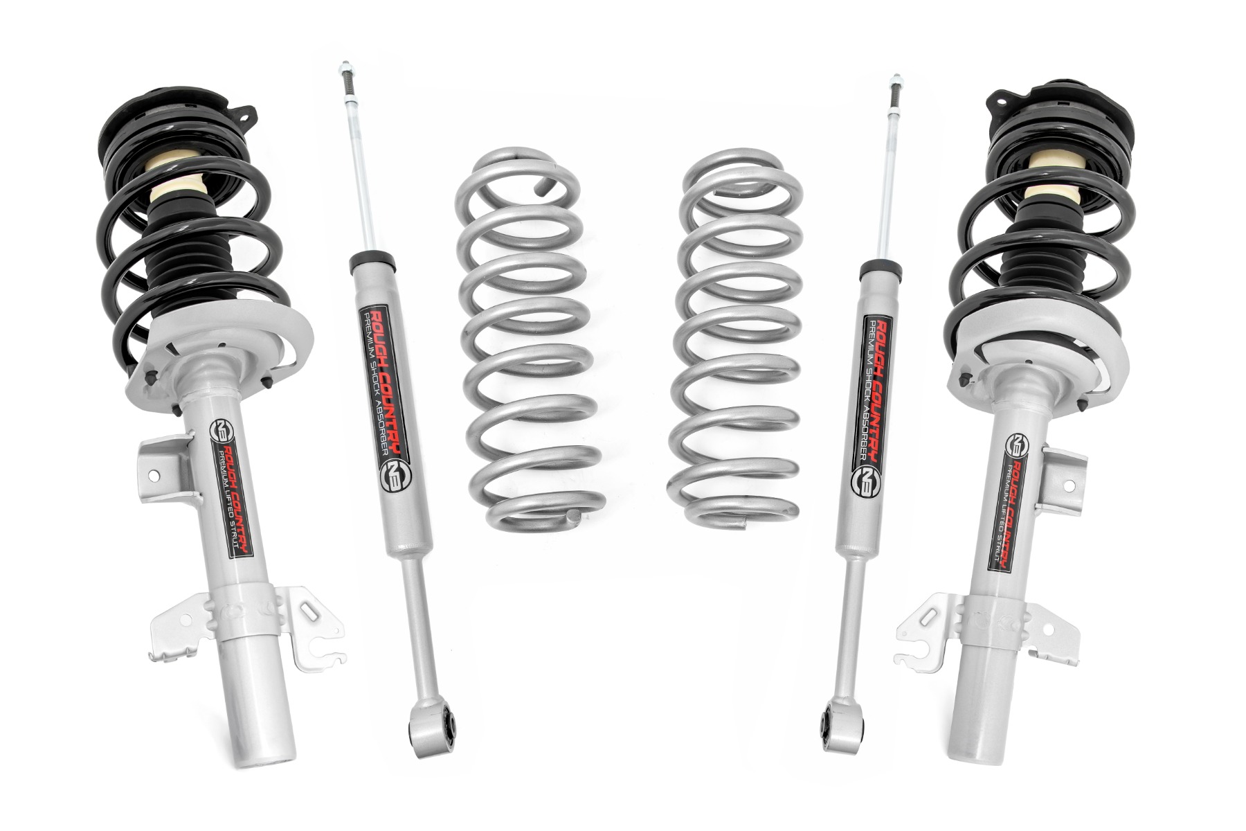 Rough Country 2 Inch Lift Strut Kit Jeep Cherokee KL 4WD (2014-2023)