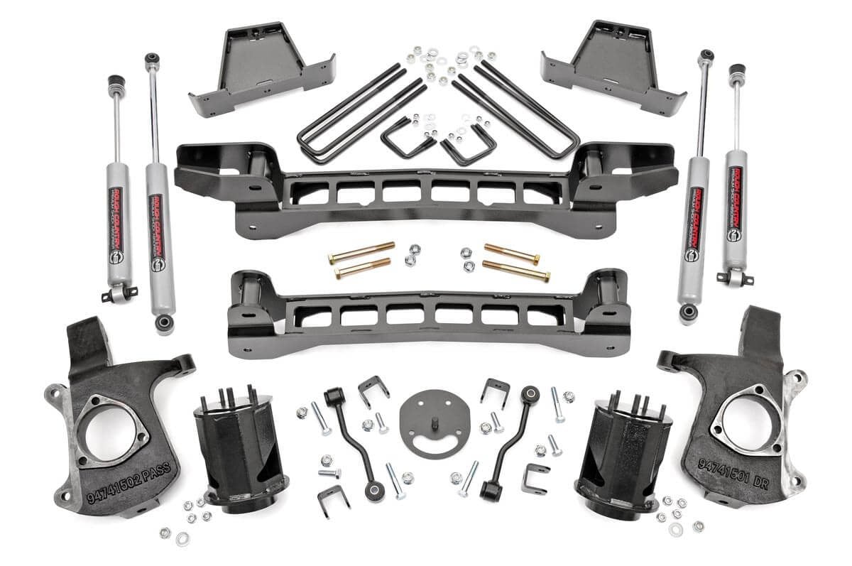 Rough Country 6 Inch Lift Kit Chevy Silverado & GMC Sierra 1500 2WD (1999-2006 & Classic)