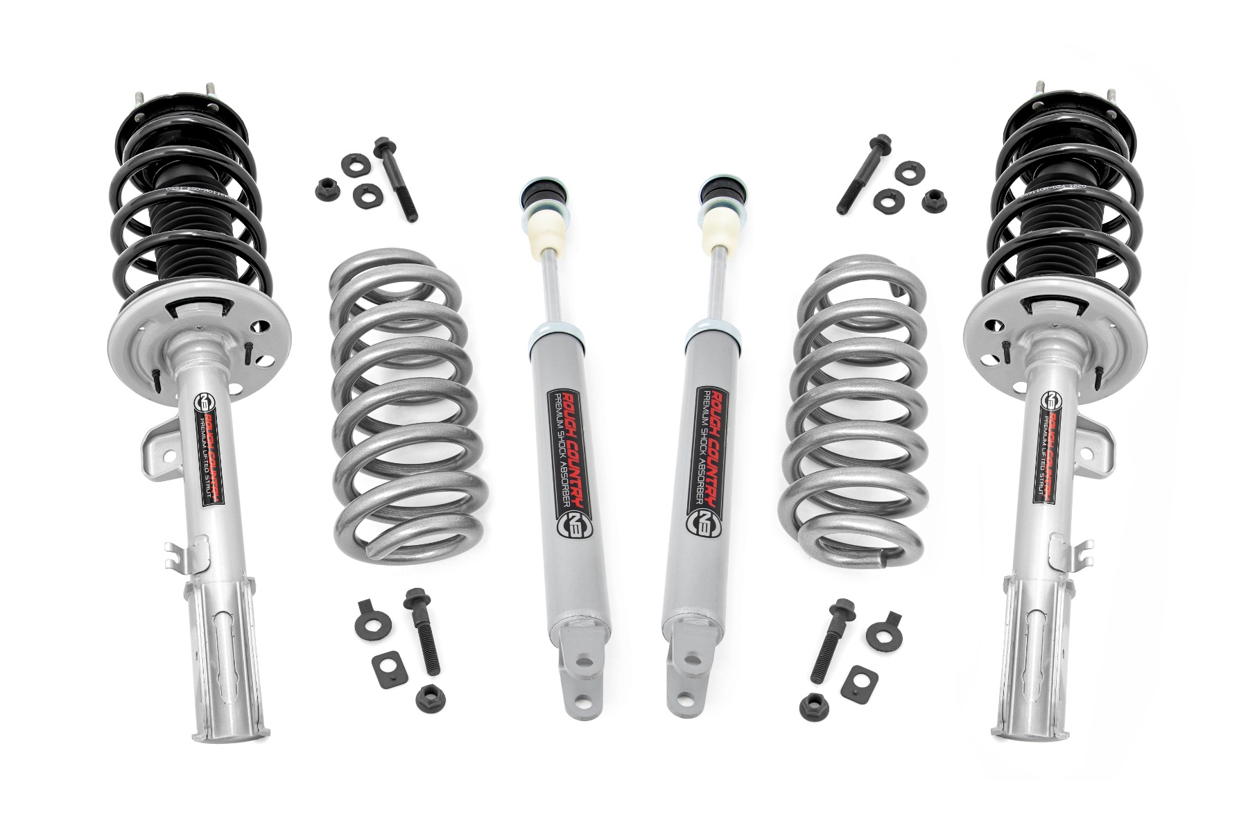Rough Country 2 Inch Lift Strut Kit Ford Explorer 4WD (2011-2019)