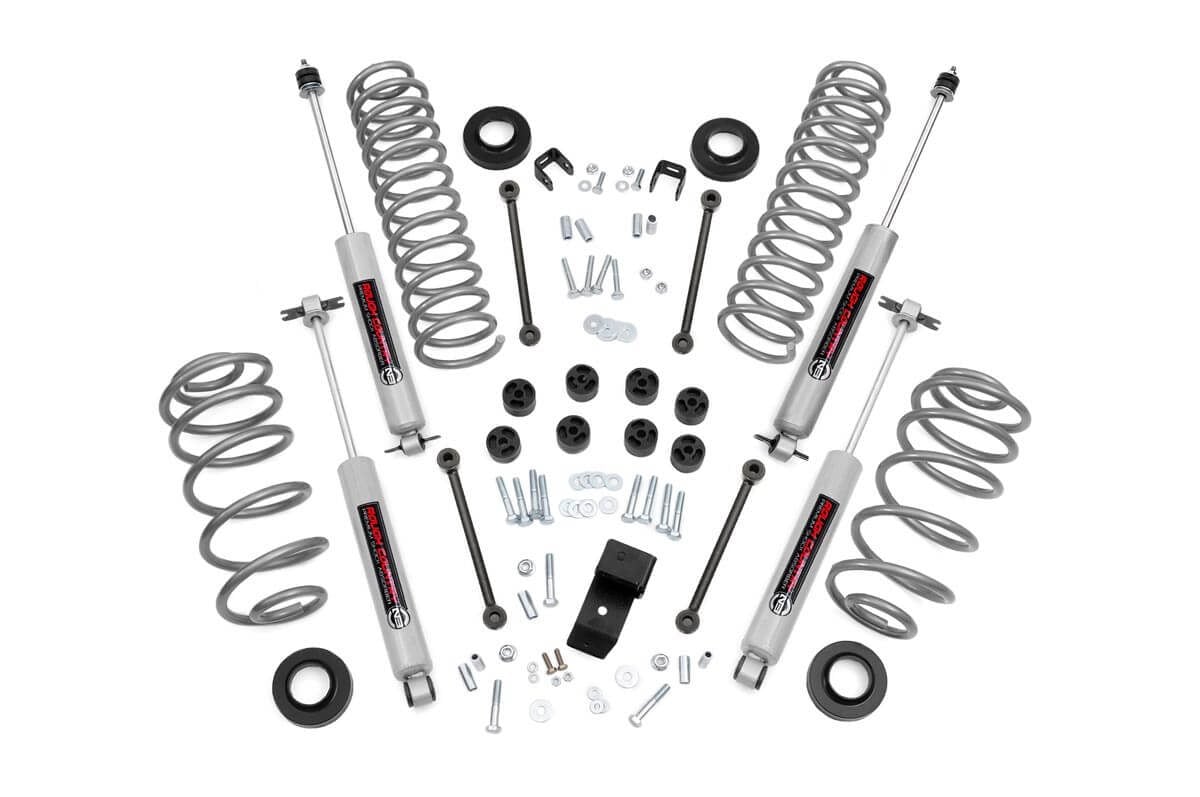 Rough Country 3.25 Inch Lift Kit Jeep Wrangler TJ 4WD (1997-2002)