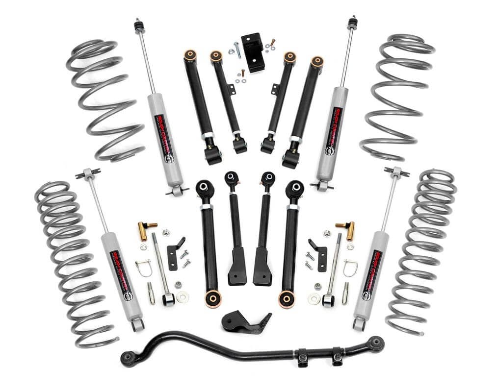 Rough Country 2.5 Inch Lift Kit Jeep Wrangler TJ 4WD (1997-2006)