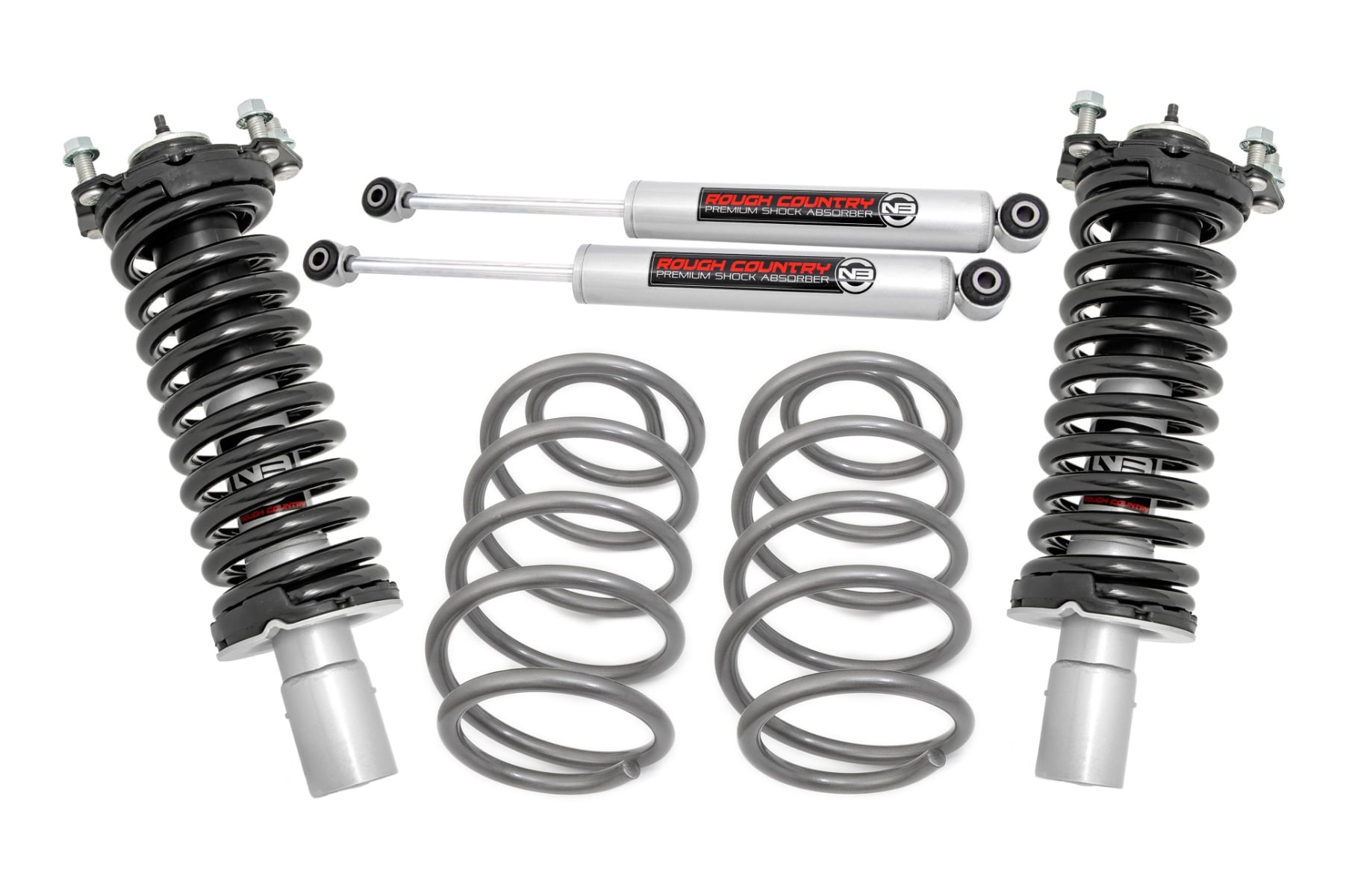 Rough Country 2.5 Inch Lift Kit N3 Front Struts | Jeep Liberty KK 4WD (2008-2012)