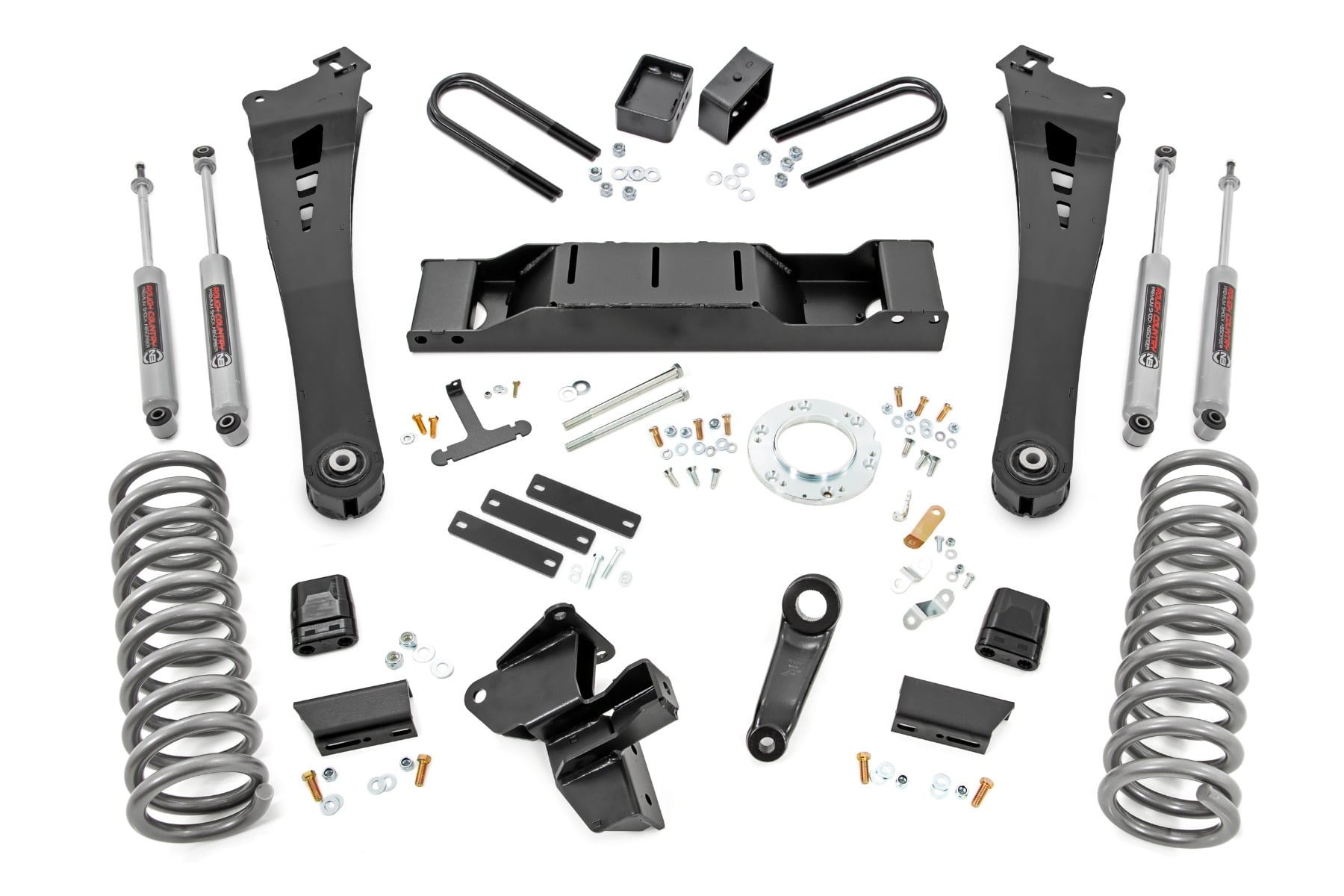 Rough Country 5 Inch Lift Kit Ram 3500 4WD (2019-2024)