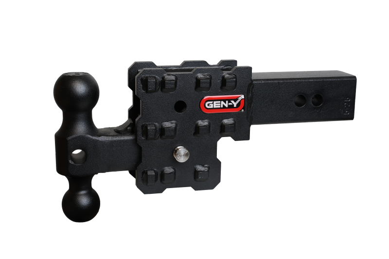 Gen-Y Phantom-X 2.5in Solid Shank 2.5in Drop 1.6K TW 16K Hitch w/GH-051 (No Flat Towing) - GH-2412X