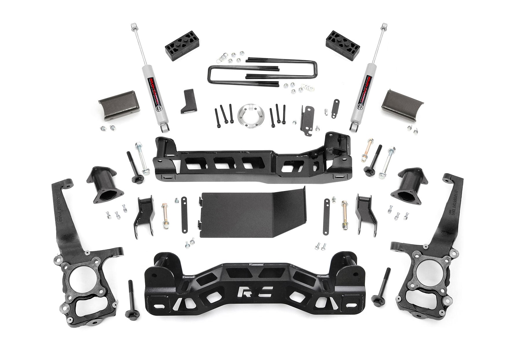 Rough Country 4 Inch Lift Kit Ford F-150 4WD (2009-2010)