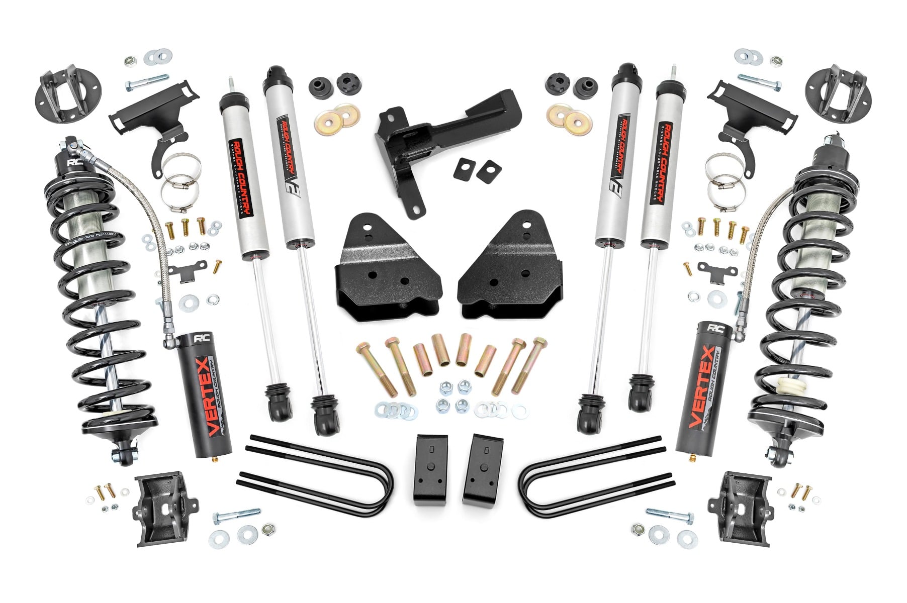 Rough Country 3 Inch Lift Kit Coilover Conversion | Ford F-250 Super Duty 4WD (2011-2016)