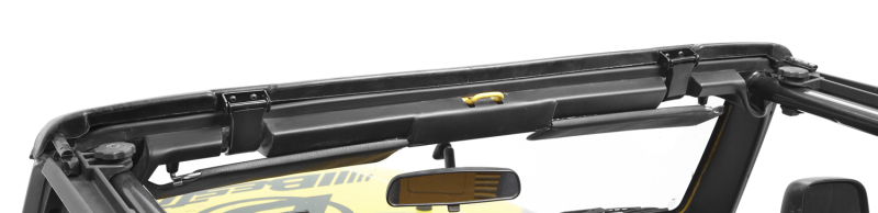 Bestop 97-06 Jeep Wrangler TJ Windshield Header Assembly (Factory Style Replacement) - 55014-01
