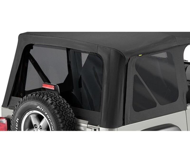 Bestop 03-06 Jeep Wrangler TJ Exc. Unlimited Window Set (Black Diamond) - 58128-35