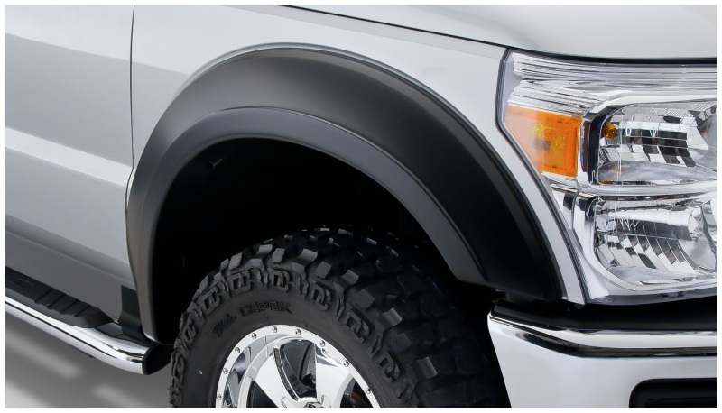 Bushwacker 11-16 Ford F-250 Super Duty Styleside Extend-A-Fender Style Flares 2pc - Black - 20085-02