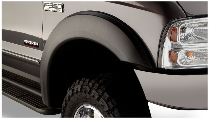 Bushwacker 99-07 Ford F-250 Super Duty Extend-A-Fender Style Flares 2pc - Black - 20075-02