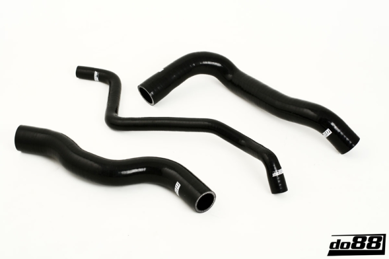 do88 Volvo 740/940 Coolant Hoses Black - DO88-KIT103S