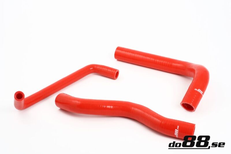 do88 Volvo 240 Coolant Hoses Red - DO88-KIT11R
