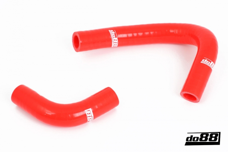 do88 Volvo 740/940 Turbo 92-98 Coolant Hoses Oil Cooler Red - DO88-KIT167R