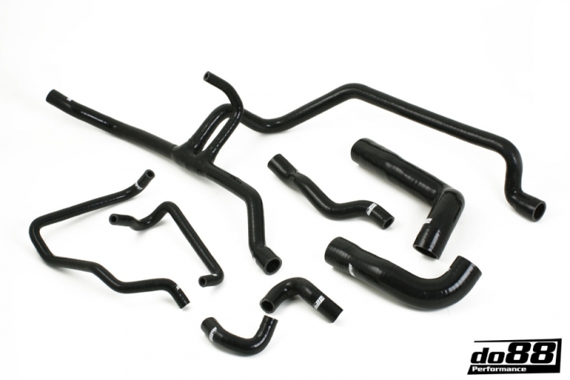 do88 90-96 BMW 320/325 2.0L/2.5L (E36) Coolant Hoses - Black - DO88-KIT175S