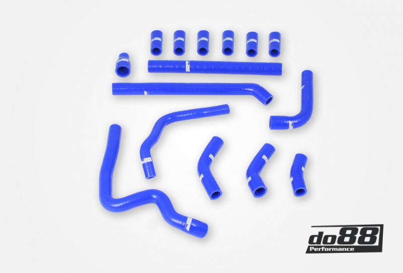 do88 02-04 Audi RS6 4.2L BiTurbo (C5) Crankcase Vent Hoses - Blue - DO88-KIT192B