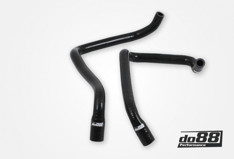 do88 Volvo 740 760 780 940 960 D24 Heater Hoses Black - DO88-KIT207S