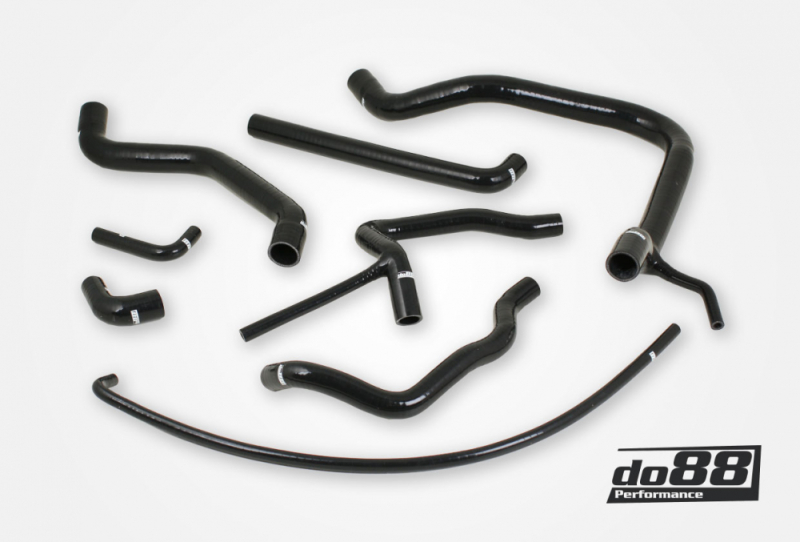 do88 SAAB 900 Turbo 16 84-93 Coolant Hoses Black - DO88-KIT50S