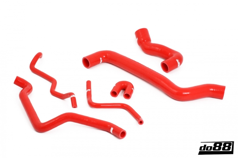do88 SAAB 9-5 02-10 Coolant Hoses Red - DO88-KIT59R