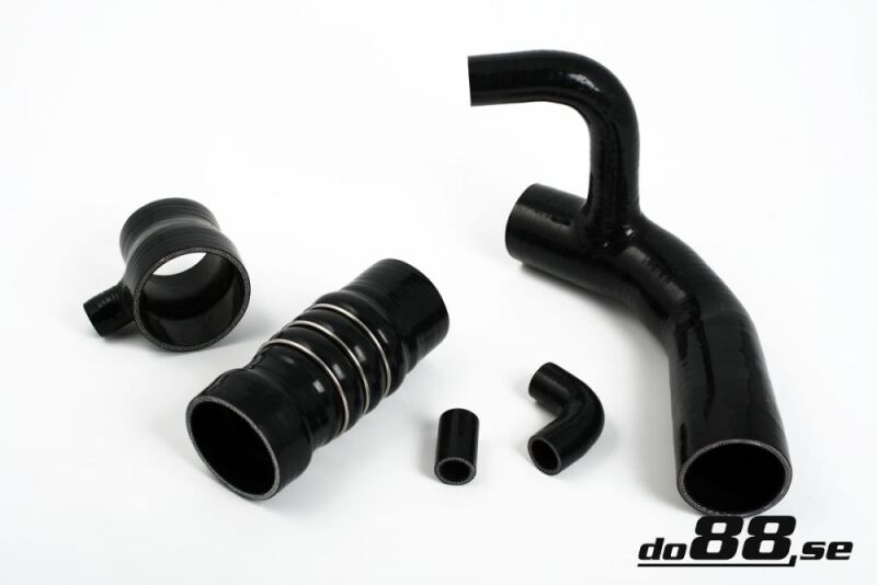 do88 89-92 Audi Ur-Quattro 2.2T 20V Pressure Hoses - Black - DO88-KIT66S