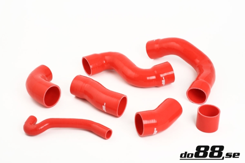do88 Audi S3/TT/Seat Leon Cupra R 1.8T Intercooler Hoses - Red - DO88-KIT79R