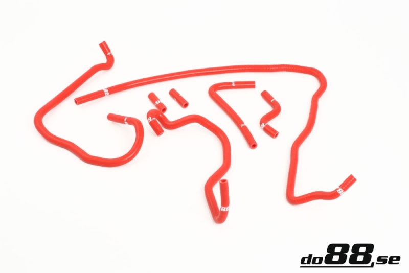 do88 99-01 Audi S3 1.8T (APY/AUL) Vacuum Hoses - Red - DO88-KIT80R