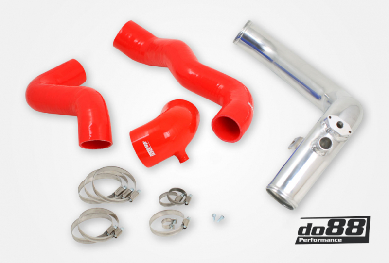 do88 SAAB 9-3 99-02 T7 Pressure Pipe w/Red Hoses - PP-03-OG93R