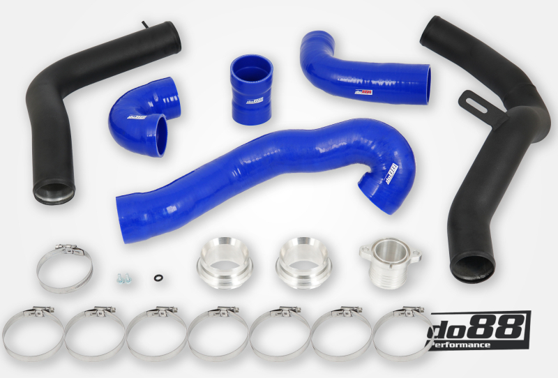 do88 SAAB 9-5 2.0t 10-11 Pressure Pipes w/Blue Hoses - TR-320-B