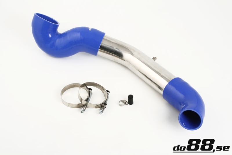 do88 Volvo S60R V70R 04-07 Lower Intercooler Pipe Blue - TR-X70R-UD-B