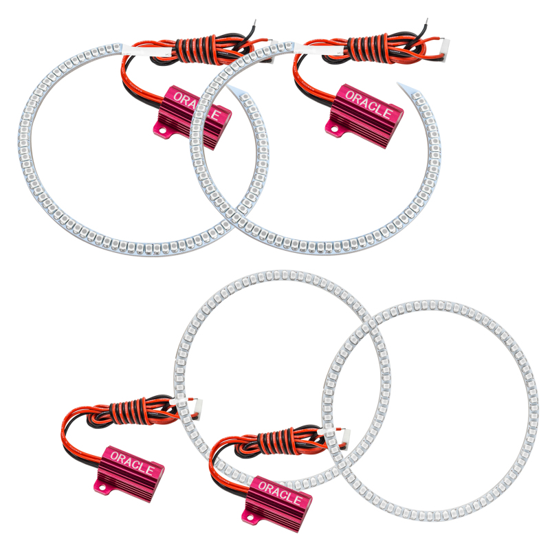 Oracle 04-05 Subaru WRX/STi LED Headlight Halo Kit - Red - 2516-003