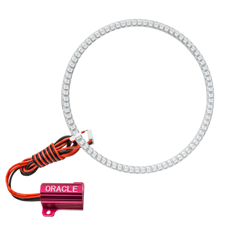 Oracle 06-13 Vespa LX50 LED Headlight Halo Kit - Red - 2682-003