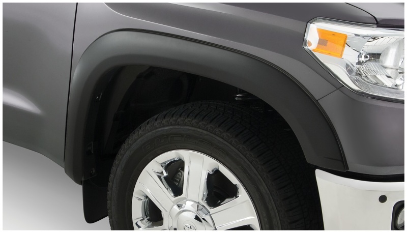 Bushwacker 14-18 Toyota Tundra OE Style Flares 2pc Fits w/ Factory Mudflap - Black - 30037-02