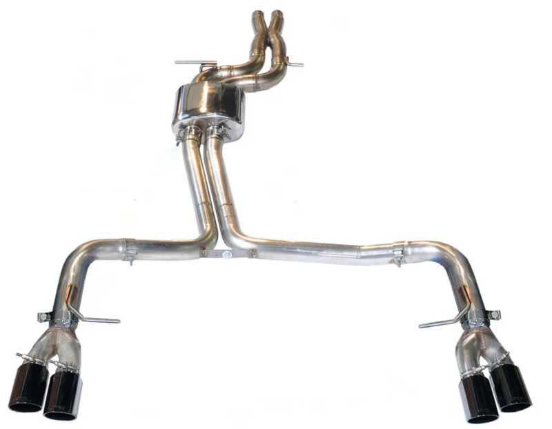 AWE Tuning Audi S5 3.0T Track Edition Exhaust - Chrome Silver Tips (90mm) - 3010-42048