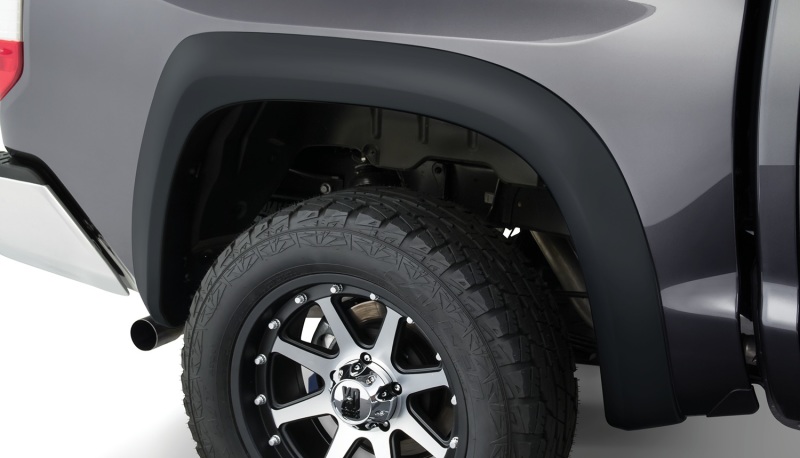 Bushwacker 95-00 Toyota Tacoma Fleetside Extend-A-Fender Style Flares 4pc w/ 4WD Only - Black - 31911-11