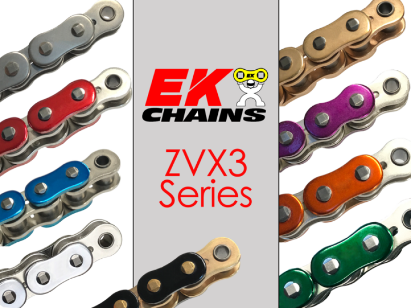 Vortex Racing EK 525 ZVX3 Rivet Master Link 100FT- Gold 20pc - 525ZVX3-1920G