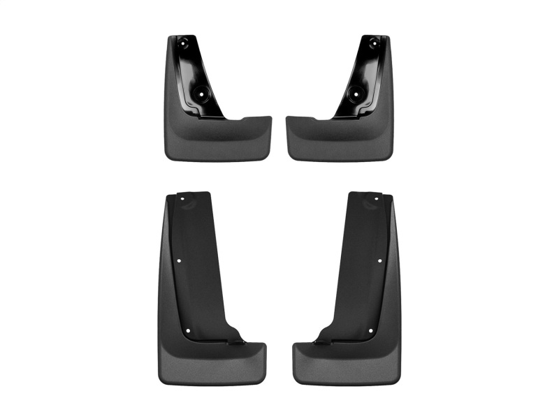 WeatherTech 25-25 Hyundai Tucson Front & Rear Mudflaps - Black - 110139-120196