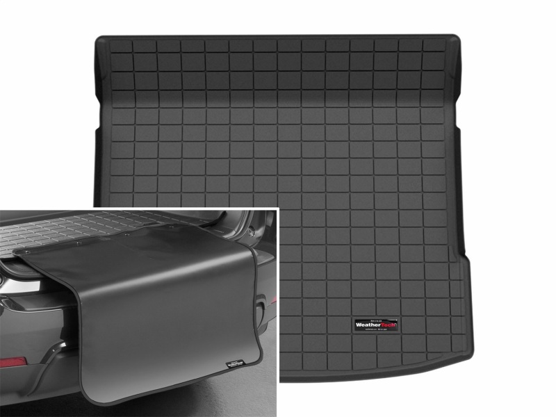 WeatherTech 25-25 Audi Q6 e-tron Trunk Cargo Liner w/Bumper Protector - Black - 401838SK