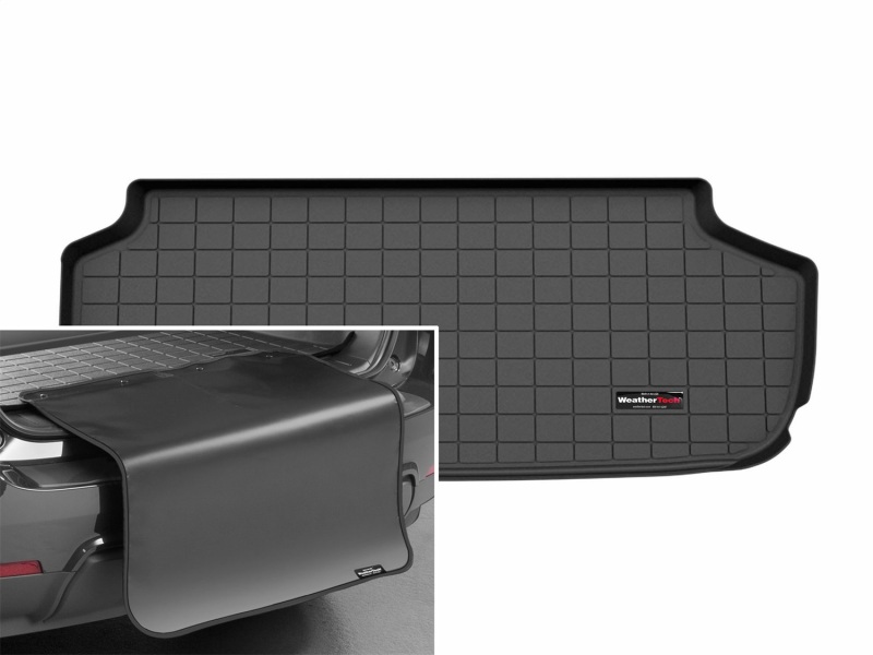 WeatherTech 2026 Hyundai Ioniq 9 Behind 3rd Row Cargo Liner w/Bumper Protector - Black - 401866SK