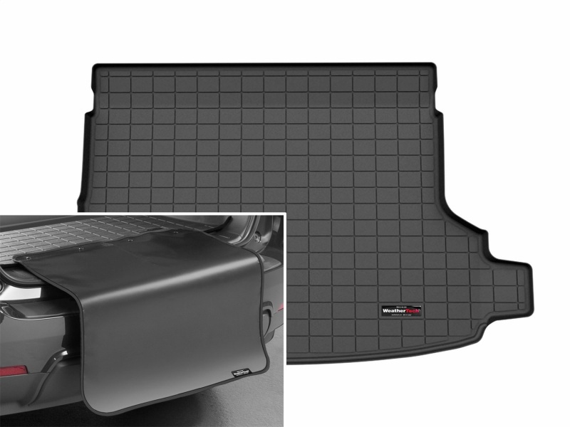 WeatherTech 25-26 Subaru Forester Hybrid Trunk Cargo Liner w/Bumper Protector - Black - 401880SK