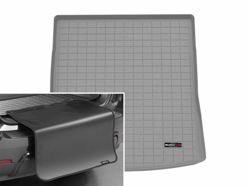 WeatherTech 2026 Cadillac Vistiq Trunk Cargo Liner w/Bumper Protector - Grey - 421876SK