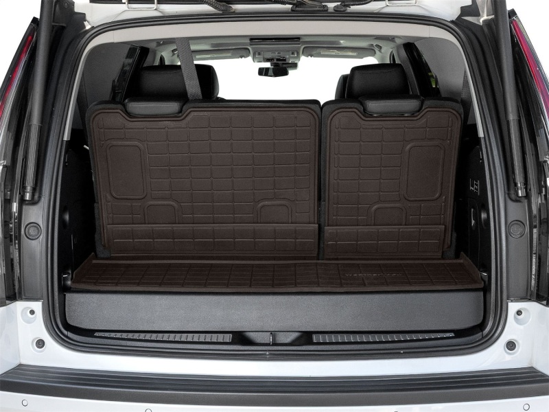 WeatherTech 18-20 Chevrolet Tahoe Behind 3rd Row Seating Seatback Cargo Liners HP - Cocoa - 431731IM