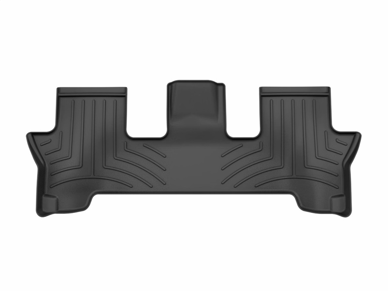 WeatherTech 24-26 Hyundai Santa Fe 2nd Row Rear FloorLiner HP - Black - 4418653IM