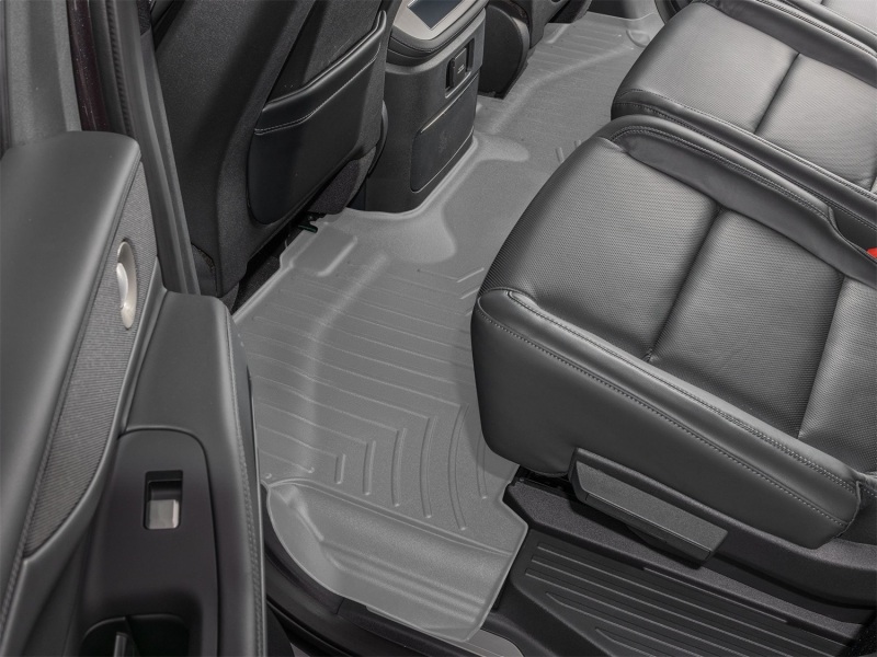WeatherTech 25-26 Lincoln Navigator 2nd Row Rear FloorLiner 2pc - Grey - 4619486