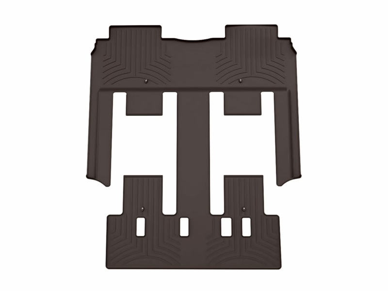WeatherTech 25-26 Hyundai Carnival Hybrid 2nd & 3rd Row Rear FloorLiner - Cocoa - 4719113