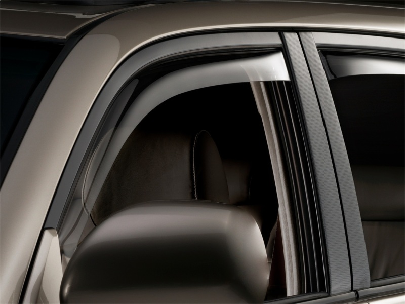 WeatherTech 03-09 Toyota 4Runner Front Front Side Window Deflectors-Dark Tint - 80317IM