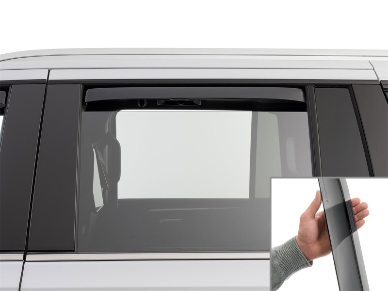 WeatherTech 21-26 Cadillac Escalade ESV Rear Rear Side Window Deflectors-Dark Tint - 831010IM