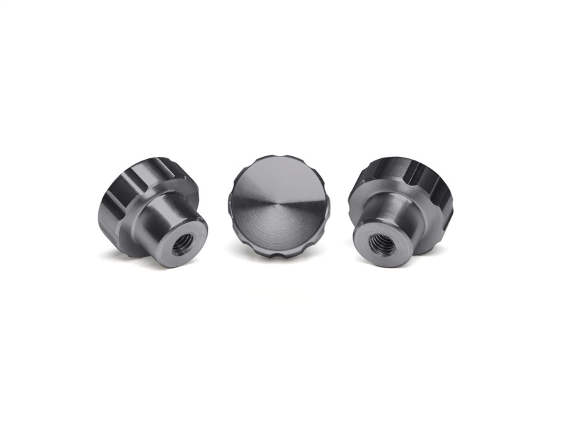 WeatherTech Colored Billet Knobs-Graphite - 8ACFBK3DG