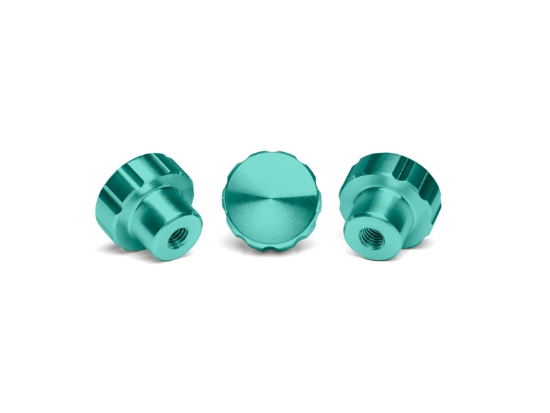 WeatherTech Colored Billet Knobs-Turquoise - 8ACFBK3TL